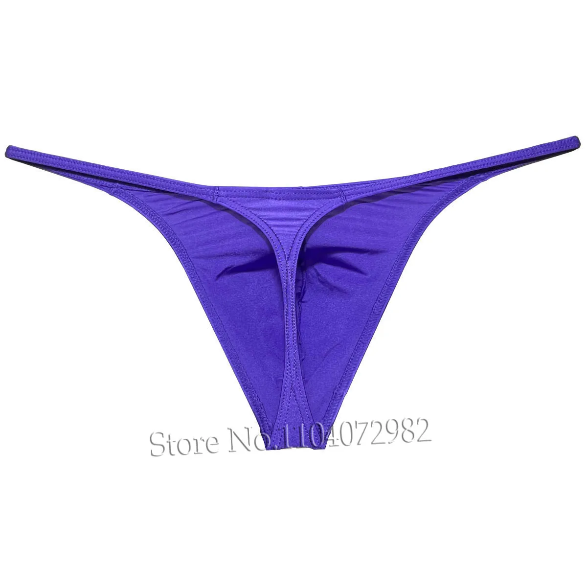 Ropa interior para hombre, Tanga, bolsa de contorno, Tangas, calzoncillos atrevidos, Bikini sedoso brillante, bragas de playa de tiro bajo para hombre, bragas suaves Sissy