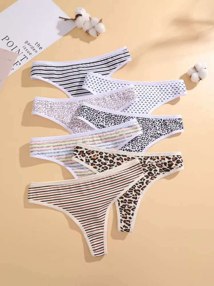 14 piezas/juego de ropa interior sexy de tanga para mujer, con diseño de lunares y rayas, cómoda, elástica, bragas para mujer, traje de baño, calzoncillos. 14 piezas/juego de ropa interior sexy de tanga para mujer, con diseño de lunares y rayas, cómoda, elástica, bragas para mujer, traje de baño, calzoncillos.