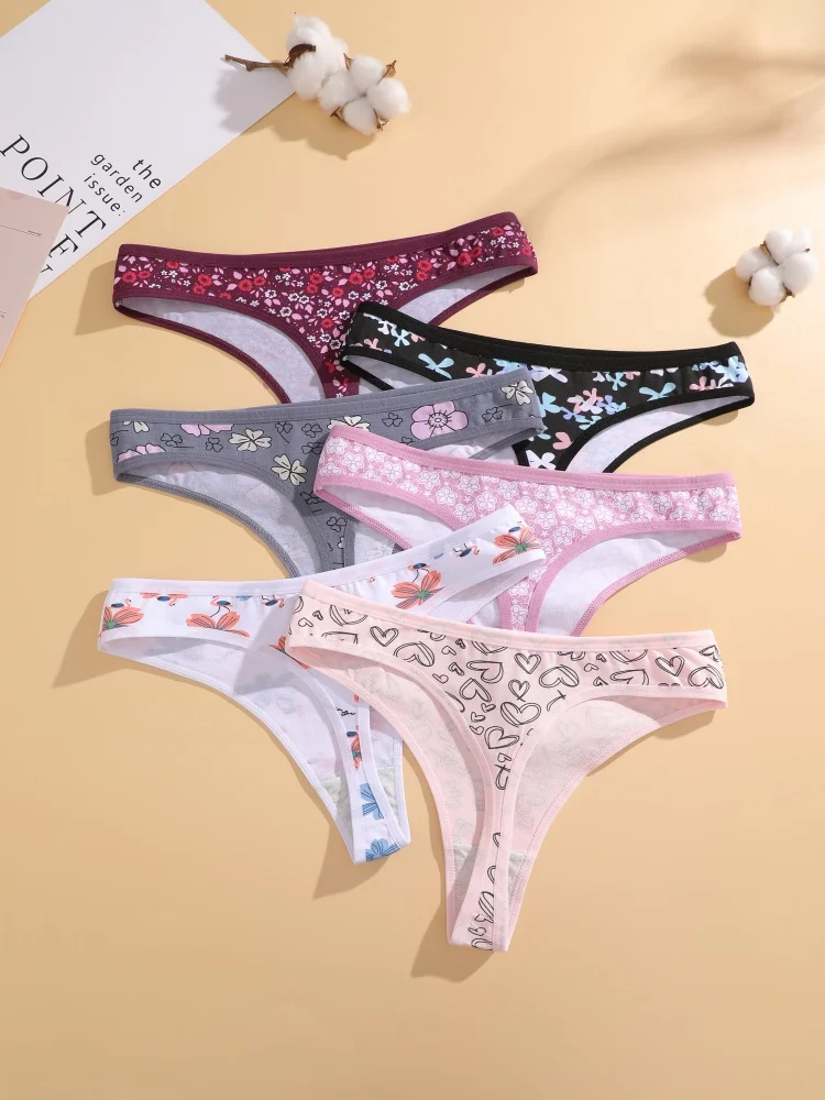 14 piezas/juego de ropa interior sexy de tanga para mujer, con diseño de lunares y rayas, cómoda, elástica, bragas para mujer, traje de baño, calzoncillos.