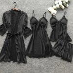 Camisón para mujer con encaje y escote en V - Imagen 2