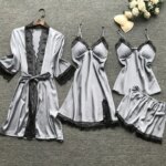 Camisón para mujer con encaje y escote en V - Imagen 5