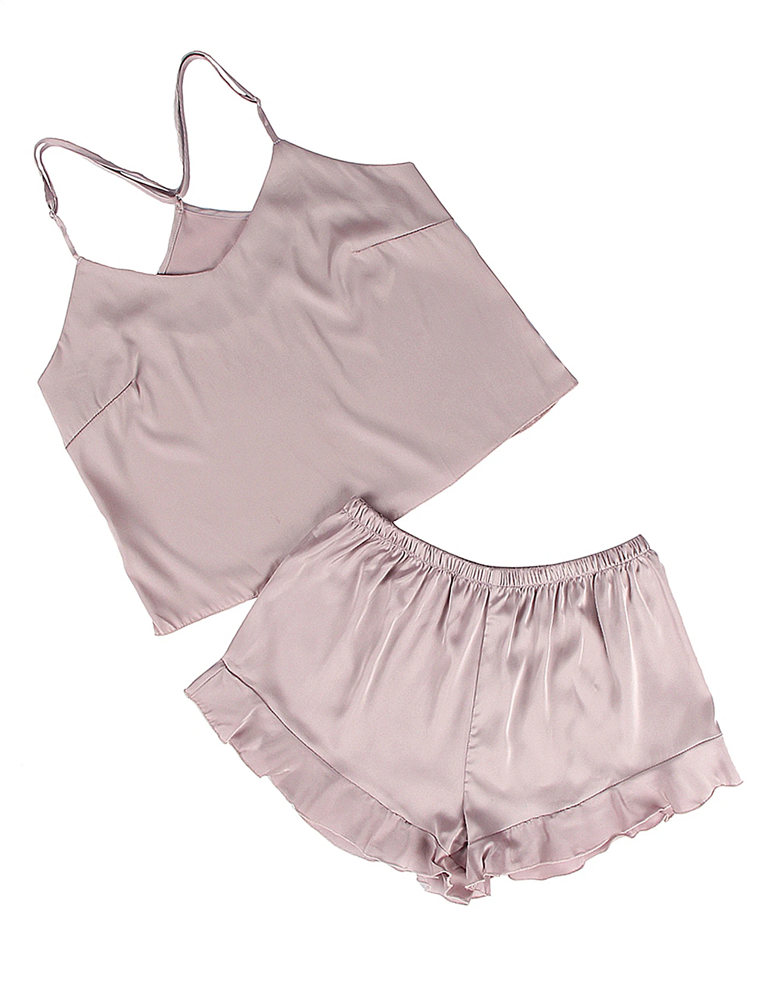 Pijama para mujer con acabado satinado