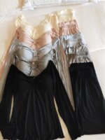 Conjunto de ropa de dormir para mujer de manga larga - Imagen 5