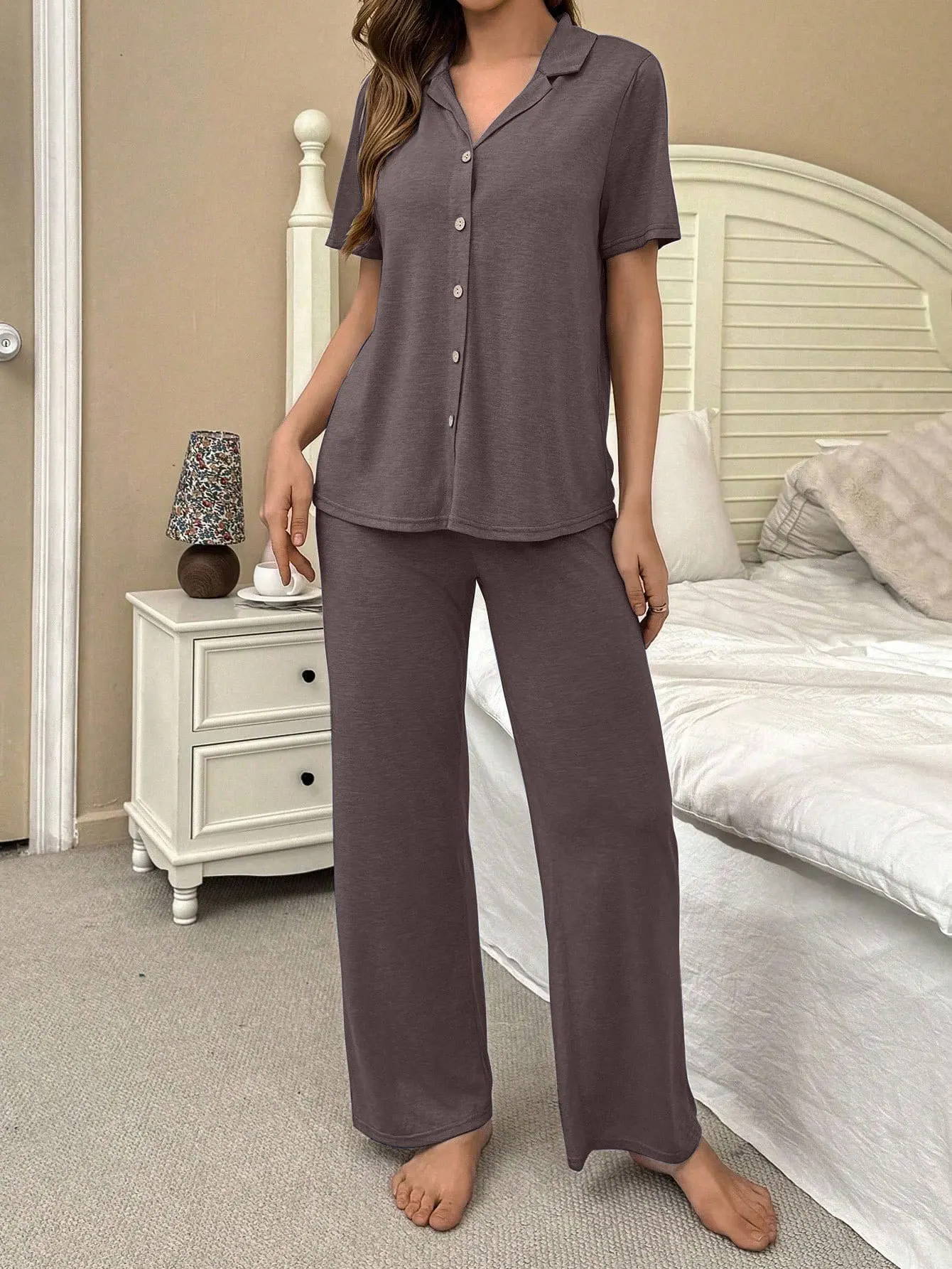 Conjuntos de Pijamas para Mujer, Pijamas con Pantalones, Traje de Casa para Mujer, Pijamas Femeninos, Ropa de Dormir Sexy para Mujer