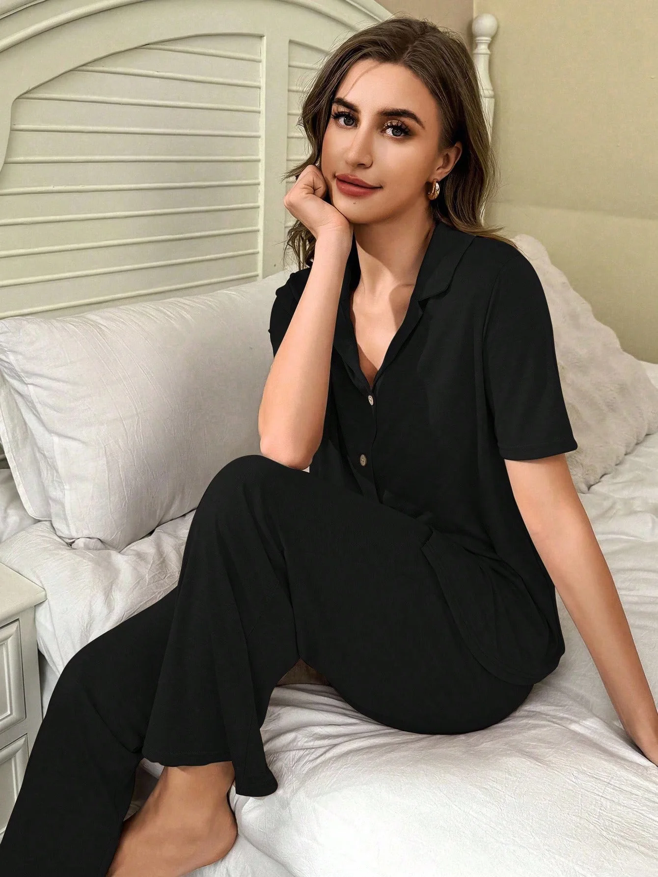 Conjuntos de Pijamas para Mujer, Pijamas con Pantalones, Traje de Casa para Mujer, Pijamas Femeninos, Ropa de Dormir Sexy para Mujer