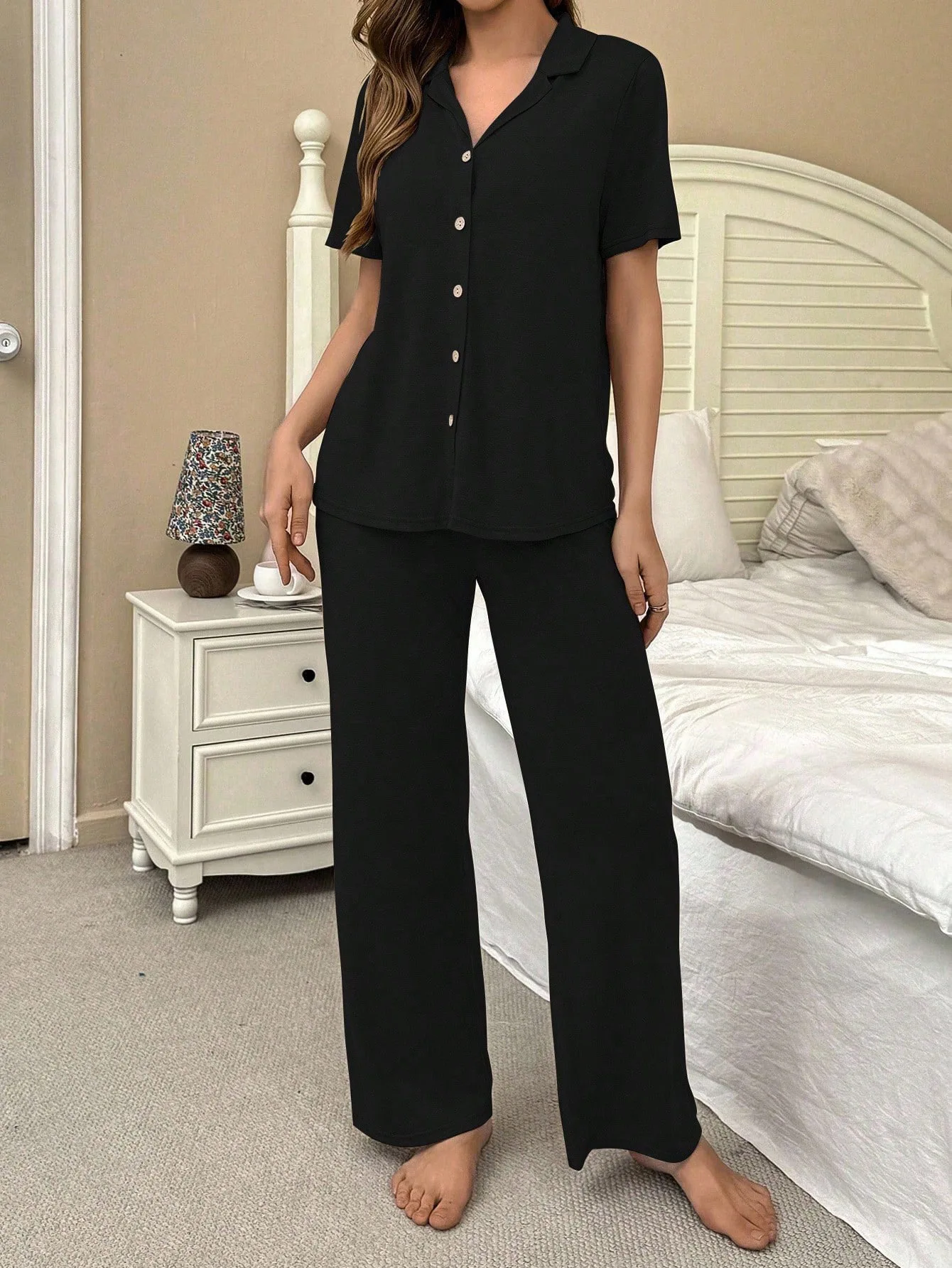 Conjuntos de Pijamas para Mujer, Pijamas con Pantalones, Traje de Casa para Mujer, Pijamas Femeninos, Ropa de Dormir Sexy para Mujer