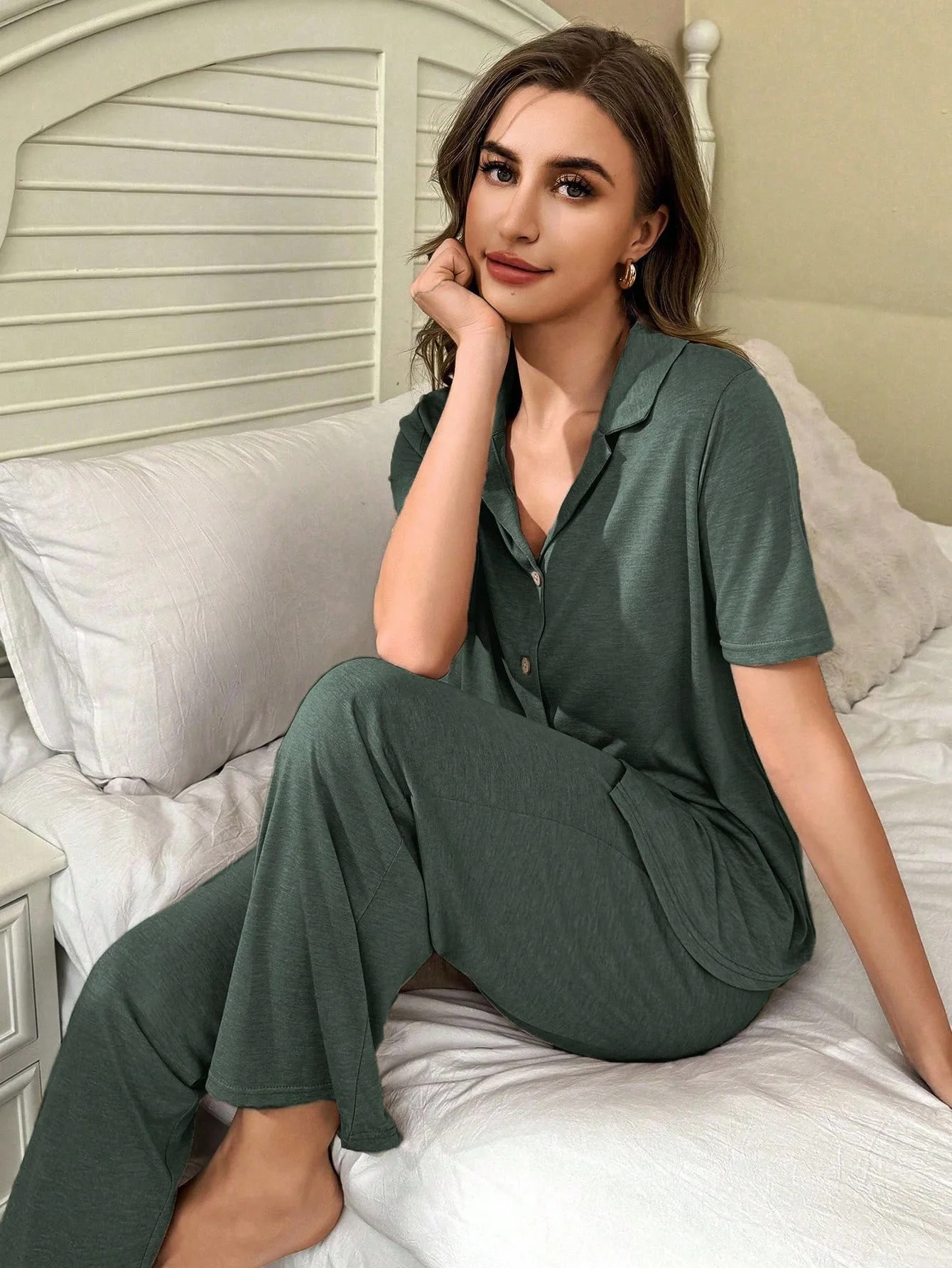 Conjuntos de Pijamas para Mujer, Pijamas con Pantalones, Traje de Casa para Mujer, Pijamas Femeninos, Ropa de Dormir Sexy para Mujer