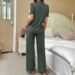 Conjuntos de Pijamas para Mujer, Pijamas con Pantalones, Traje de Casa para Mujer, Pijamas Femeninos, Ropa de Dormir Sexy para Mujer - Imagen 5