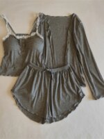 Ropa de dormir Sexy de Modal puro para mujer, conjunto de pantalones largos con cuello en V, ropa para el hogar, estilo prima... - Imagen 4