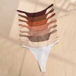 Gran oferta de calzoncillos sexis con espalda en T para mujer, tangas elásticas, ropa interior para mujer, Tanga, bragas sin costuras para mujer - Imagen 4