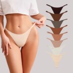 Gran oferta de calzoncillos sexis con espalda en T para mujer, tangas elásticas, ropa interior para mujer, Tanga, bragas sin costuras para mujer