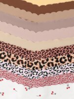 10 Uds. Bragas triangulares sexis de tela suave y cómoda transpirable con borde ondulado sin costuras para mujer - Imagen 4