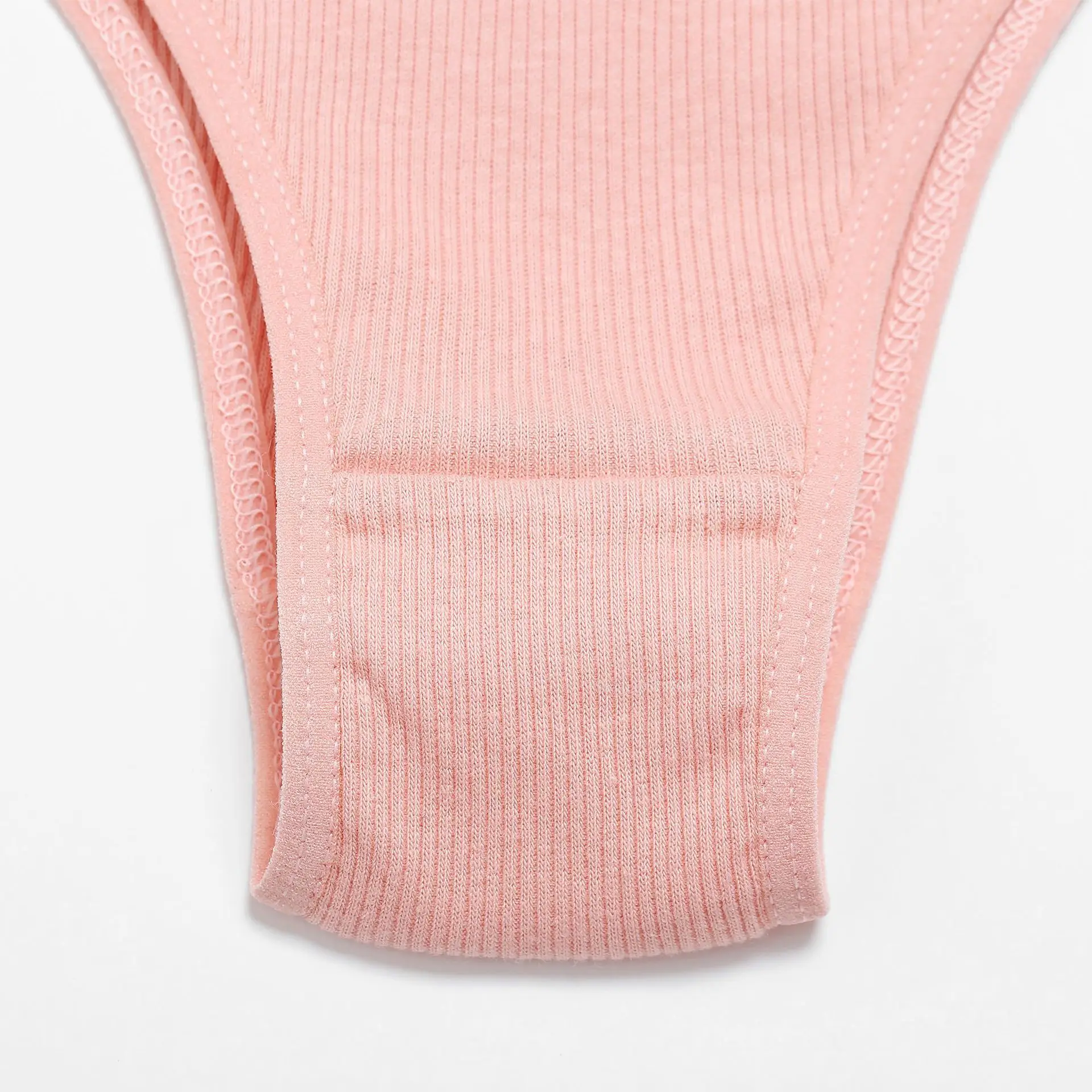 Braguitas de lencería de algodón de color sólido, ropa interior sexy para mujer, tangas, calzones para mujer y niña, bragas, tanga, bikini.