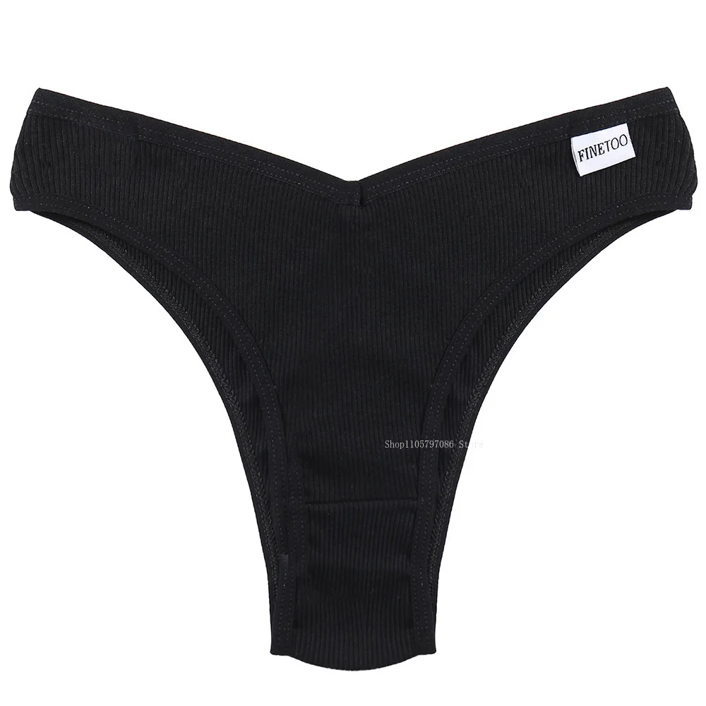 Braguitas de lencería de algodón de color sólido, ropa interior sexy para mujer, tangas, calzones para mujer y niña, bragas, tanga, bikini.