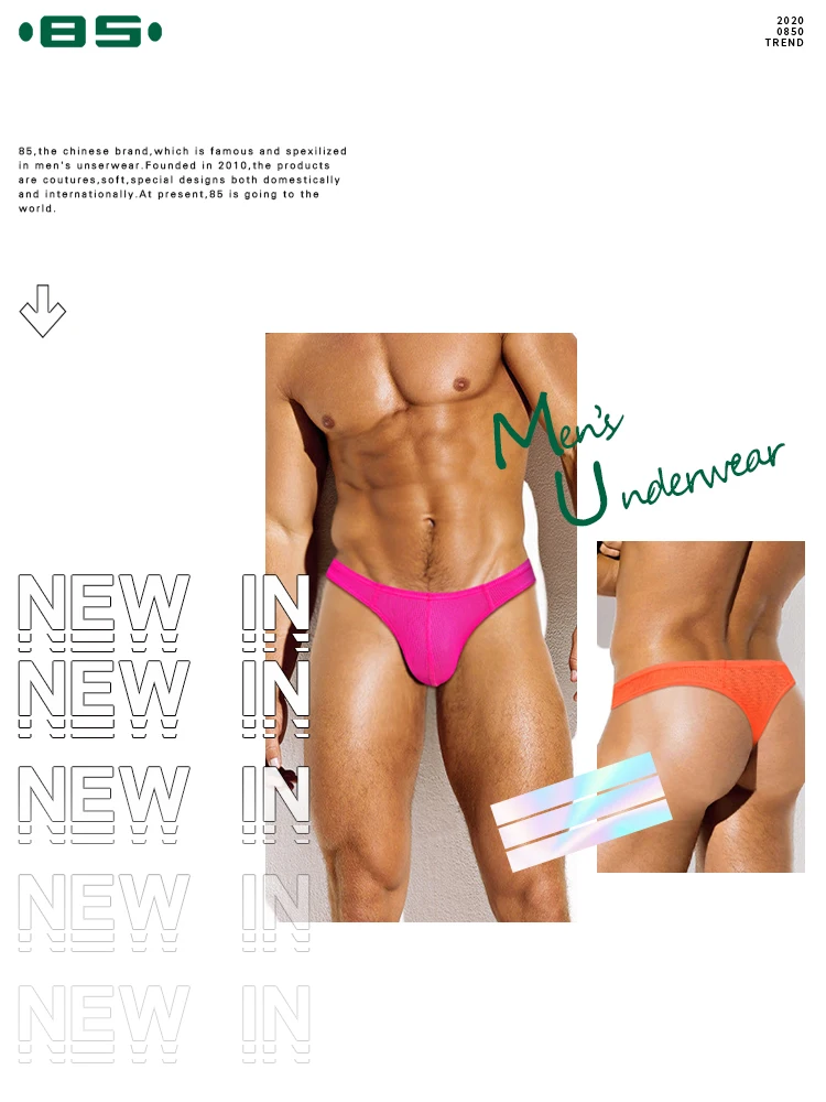 Tanga Moldeadora de Cuerpo para Hombre, Mezcla de Nailon de Alta Elasticidad, Bolsa Convexa, Cintura Baja, Color Fluorescente, Ropa Interior Brillante a la Moda Tanga Moldeadora de Cuerpo para Hombre, Mezcla de Nailon de Alta Elasticidad, Bolsa Convexa, Cintura Baja, Color Fluorescente, Ropa Interior Brillante a la Moda