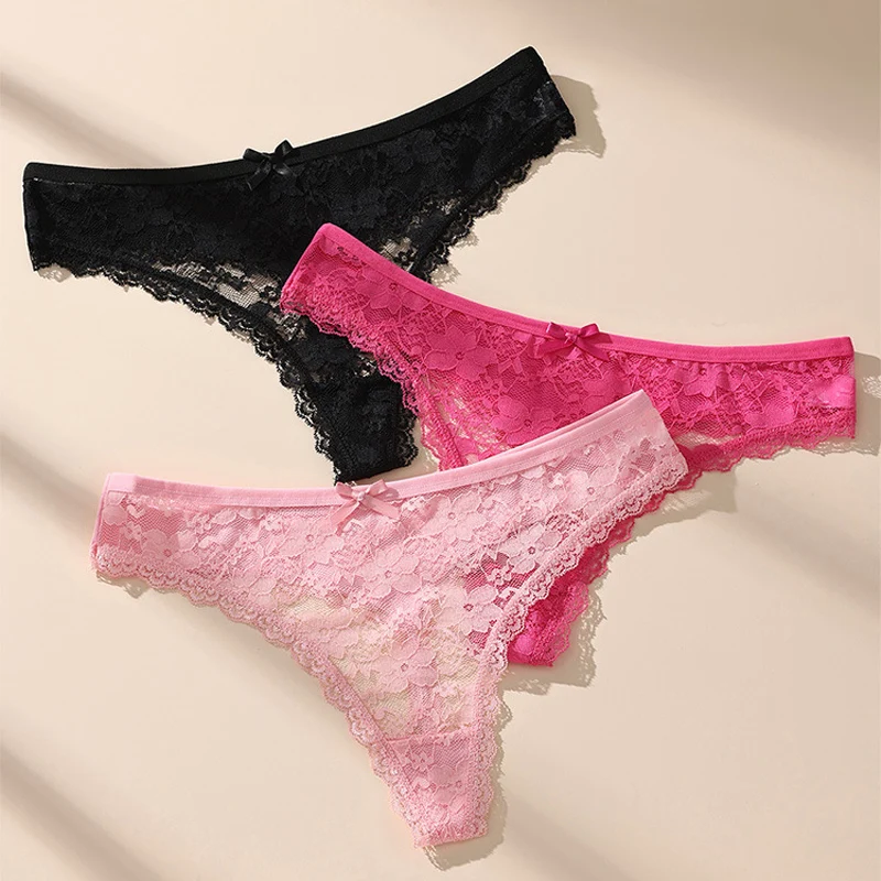 Tanga para mujer con encaje