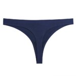 WarmSteps-Conjunto de Bikini para mujer, tangas de tiro bajo, lencería femenina ajustada para Yoga, ropa interior antimanchas sin costuras 3XL, 10 Uds./Set - Imagen 4