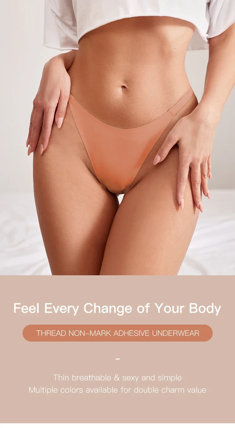 Gran oferta de calzoncillos elásticos con espalda en T para mujer, ropa interior respetuosa con la piel, Tanga, bragas sin costuras para mujer