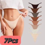 Gran oferta de calzoncillos elásticos con espalda en T para mujer, ropa interior respetuosa con la piel, Tanga, bragas sin costuras para mujer