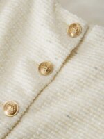 Chaleco de punto para mujer, ideal para el verano, sin mangas, con botones dorados, cuello cuadrado, elegante, cómodo, para uso diario, modelo 2026. - Imagen 5