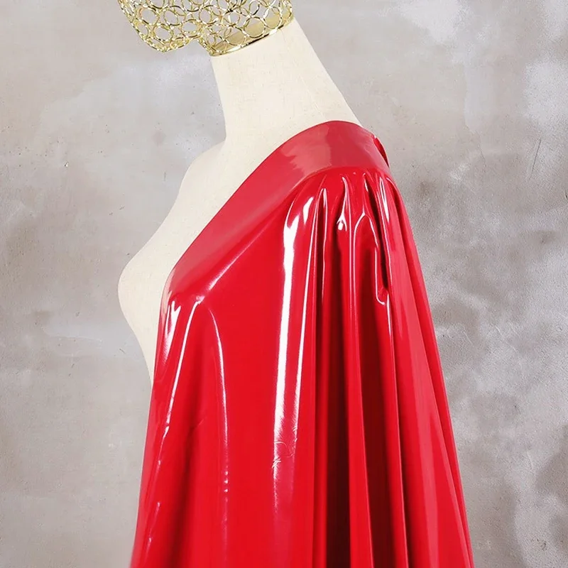 Mono Sexy con cremallera frontal y cuello alto, sin mangas, ajustado, de cuero de PVC brillante, monos para mujer, mono de baile en barra de talla grande