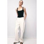 Camiseta sin Mangas de Color Puro, Estilo ZR, Versátil, Moda para el Trabajo, Ropa de Mujer, Verano 2026, Tela de Poliéster - Imagen 3