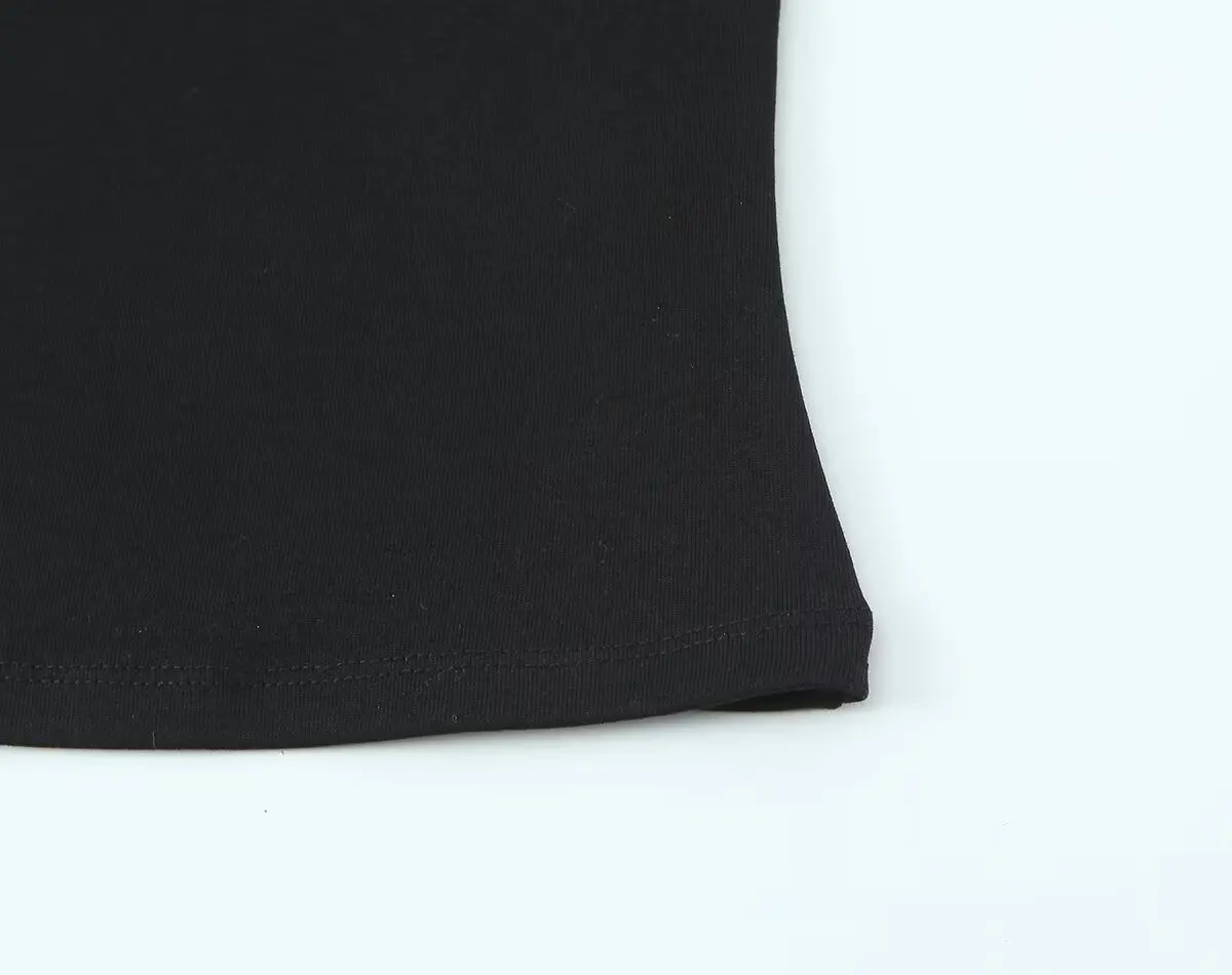 Camiseta sin Mangas de Color Puro, Estilo ZR, Versátil, Moda para el Trabajo, Ropa de Mujer, Verano 2026, Tela de Poliéster