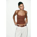 Camiseta sin Mangas de Color Puro, Estilo ZR, Versátil, Moda para el Trabajo, Ropa de Mujer, Verano 2026, Tela de Poliéster - Imagen 2