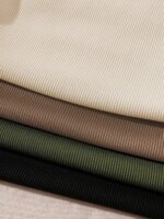Camiseta sin mangas de corte corto con cuello alto y diseño acanalado para mujer. - Imagen 4