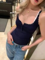 Top para mujer con encaje
