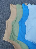 Tanga para mujer con cuello redondo y sin mangas - Imagen 6