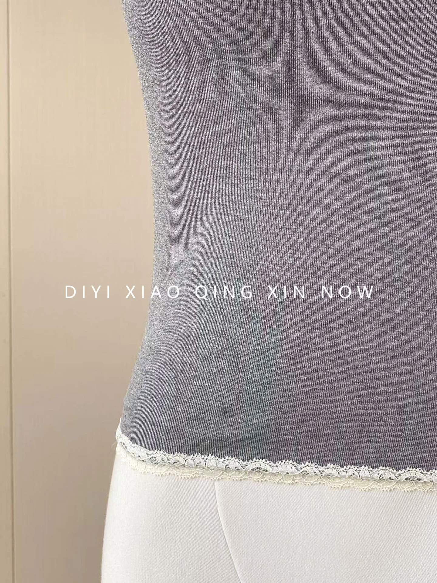 DIYI - Top Corto de Encaje Floral con Tirantes de Estilo Coreano, Prenda Interior de Fibra de Poliéster para Mujer