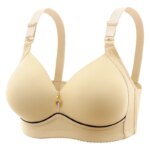 Sujetador con cierre Sexy para mujer, sujetador de sujeción frontal, sujetadores inalámbricos para mujer, lencería push-up de talla grande, sin anillo de acero, 6 uds. - Imagen 4