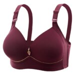 Sujetador con cierre Sexy para mujer, sujetador de sujeción frontal, sujetadores inalámbricos para mujer, lencería push-up de talla grande, sin anillo de acero, 6 uds. - Imagen 2