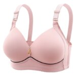 Sujetador con cierre Sexy para mujer, sujetador de sujeción frontal, sujetadores inalámbricos para mujer, lencería push-up de talla grande, sin anillo de acero, 6 uds. - Imagen 3