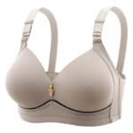 Sujetador con cierre Sexy para mujer, sujetador de sujeción frontal, sujetadores inalámbricos para mujer, lencería push-up de talla grande, sin anillo de acero, 6 uds.
