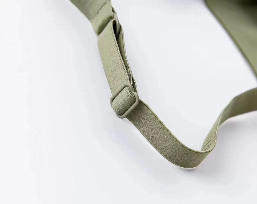 Ropa interior francesa con escote en V profundo para mujer, soporte suave, pegamento de gelatina, sin anillo de acero, pecho pequeño recogido, ajuste cómodo, sujetador sin costuras