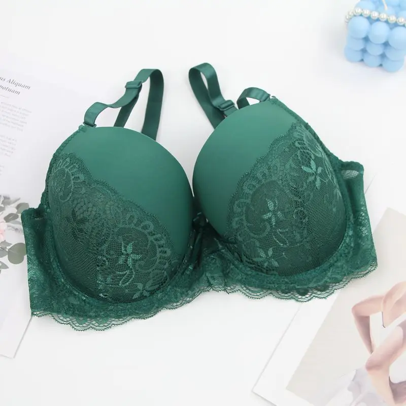 DaiNaFang-sujetadores transpirables con realce para mujer, ropa interior con lazo 34/75 36/80 38/85 40/90 42/95 44/100 BCDE, lencería de talla grande