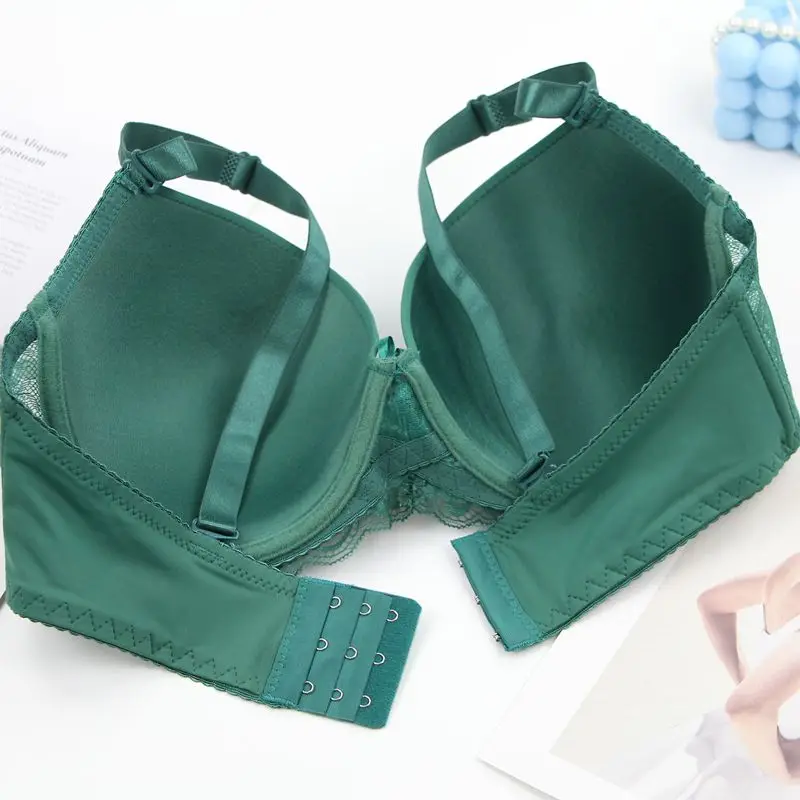 DaiNaFang-sujetadores transpirables con realce para mujer, ropa interior con lazo 34/75 36/80 38/85 40/90 42/95 44/100 BCDE, lencería de talla grande