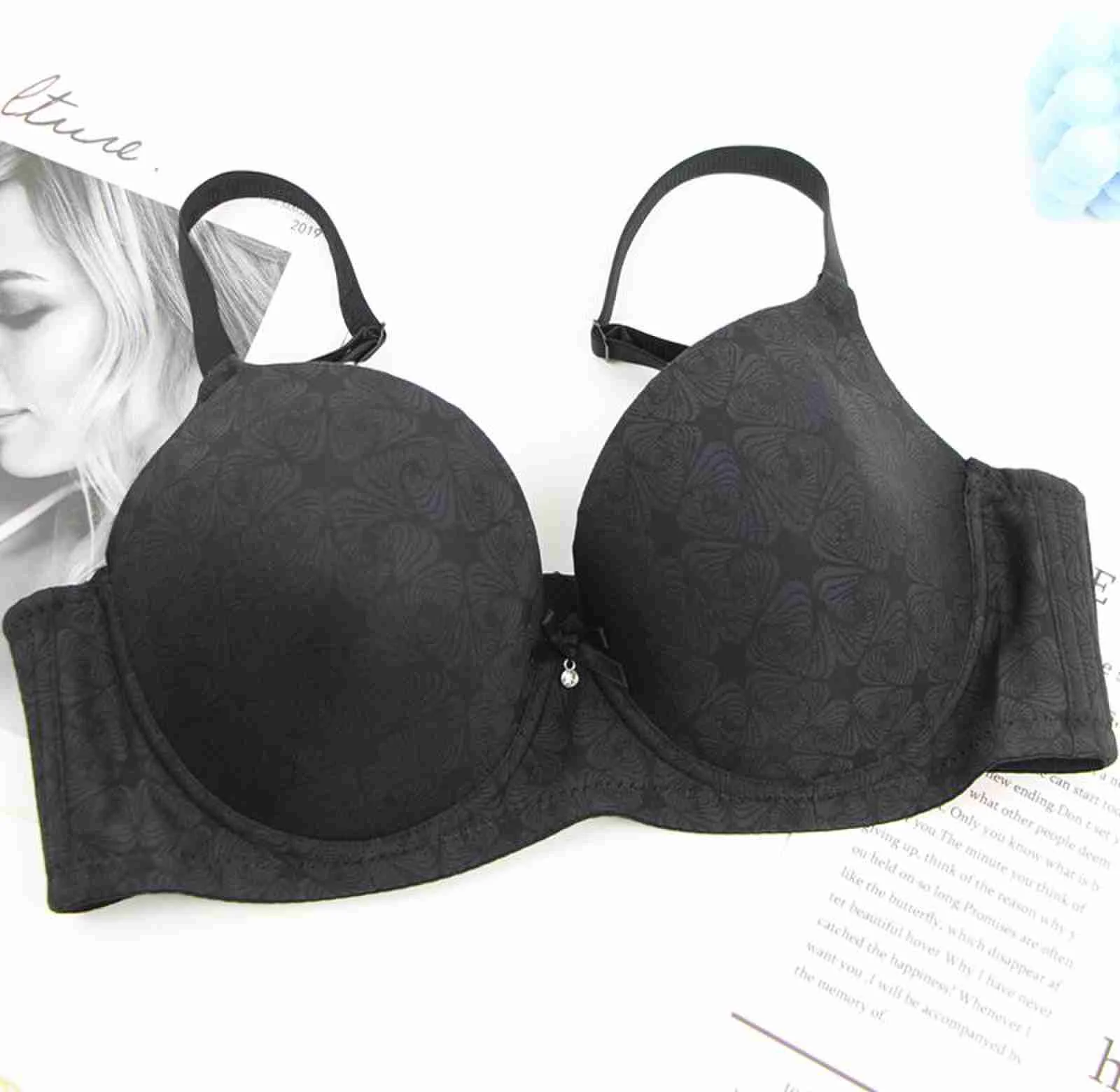 DaiNaFang Sexy negro blanco gris Borgoña caqui sujetadores arco 36/80 38/85 40/90 42/95 44/100 46/105 48/110 CDE lencería de talla grande DaiNaFang Sexy negro blanco gris Borgoña caqui sujetadores arco 36/80 38/85 40/90 42/95 44/100 46/105 48/110 CDE lencería de talla grande