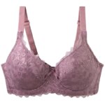 DaiNaFang sujetadores sexis para mujer piel negra marrón púrpura polvo gris Push Up ropa interior encaje talla grande lencería transpirable - Imagen 3
