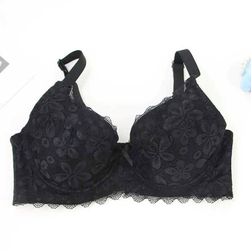 DaiNaFang sujetadores sexis para mujer piel negra marrón púrpura polvo gris Push Up ropa interior encaje talla grande lencería transpirable DaiNaFang sujetadores sexis para mujer piel negra marrón púrpura polvo gris Push Up ropa interior encaje talla grande lencería transpirable