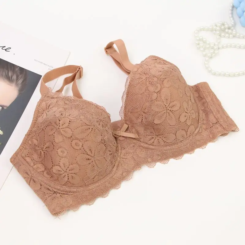 DaiNaFang sujetadores sexis para mujer piel negra marrón púrpura polvo gris Push Up ropa interior encaje talla grande lencería transpirable DaiNaFang sujetadores sexis para mujer piel negra marrón púrpura polvo gris Push Up ropa interior encaje talla grande lencería transpirable