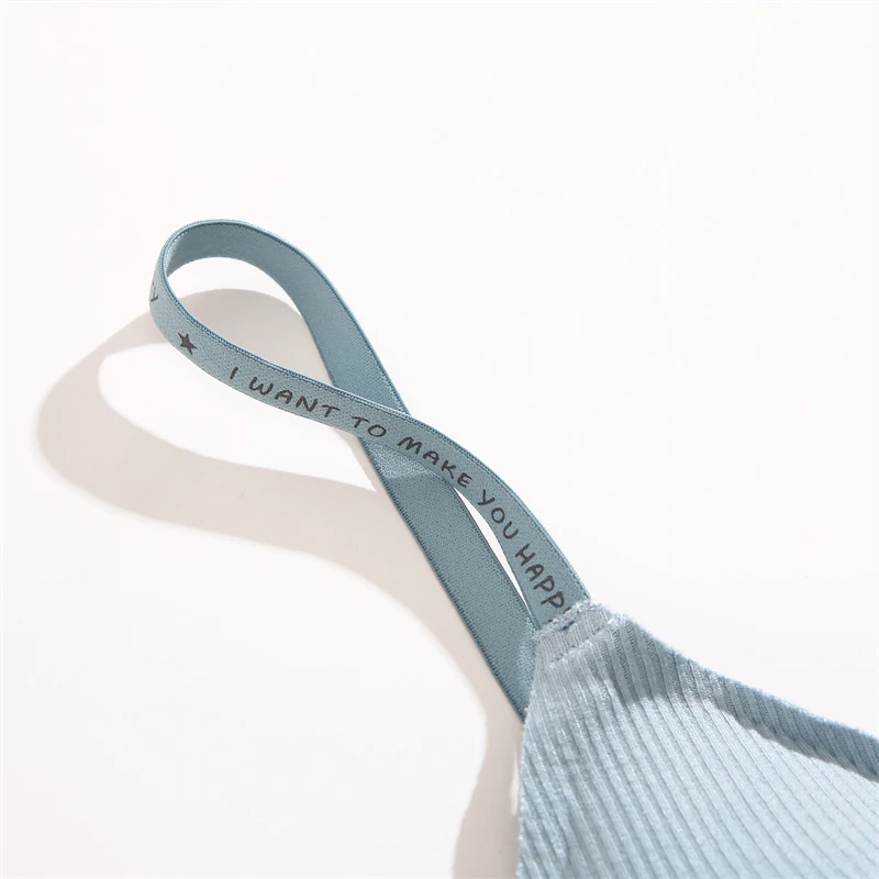 Sujetador para mujer con escote en V y tirantes