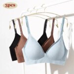 Sujetador para mujer con escote en V y tirantes