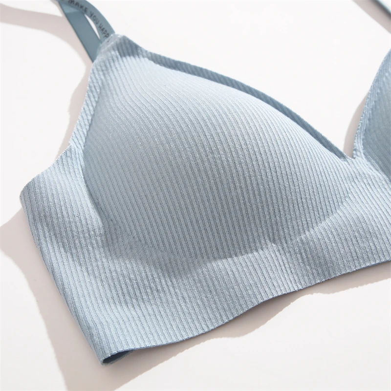 Sujetador para mujer con escote en V y tirantes