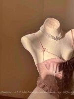Corsé parisino de espina de pescado Tushy |   Entrenador de cintura ajustable y sujetador de contorno, cubierta de Bralette de encaje de lujo, potenciador de pecho elegante delgado - Imagen 4