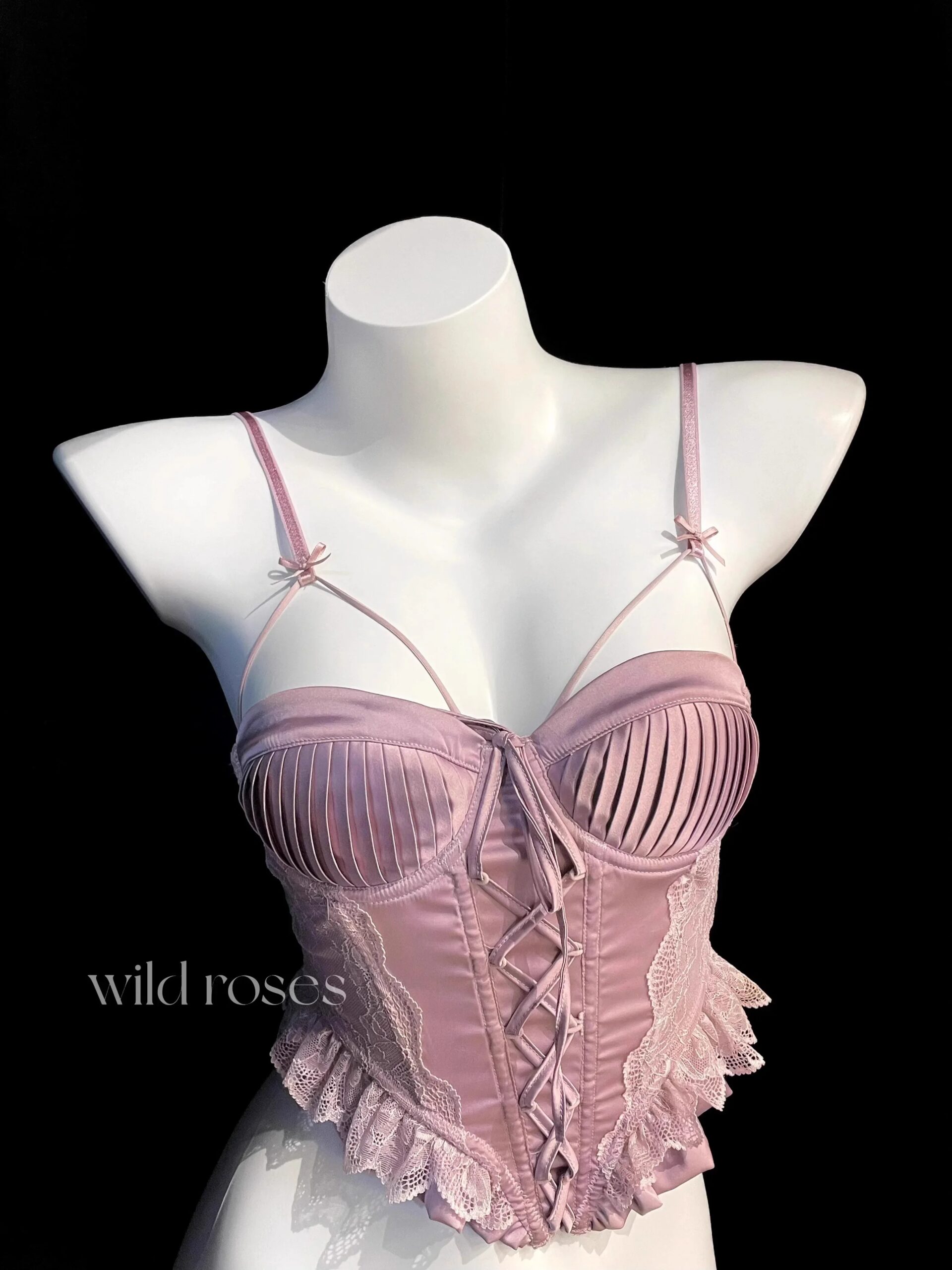 Corsé parisino de espina de pescado Tushy |   Entrenador de cintura ajustable y sujetador de contorno, cubierta de Bralette de encaje de lujo, potenciador de pecho elegante delgado