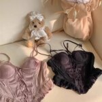 Corsé parisino de espina de pescado Tushy |   Entrenador de cintura ajustable y sujetador de contorno, cubierta de Bralette de encaje de lujo, potenciador de pecho elegante delgado