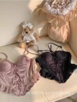 Corsé parisino de espina de pescado Tushy |   Entrenador de cintura ajustable y sujetador de contorno, cubierta de Bralette de encaje de lujo, potenciador de pecho elegante delgado